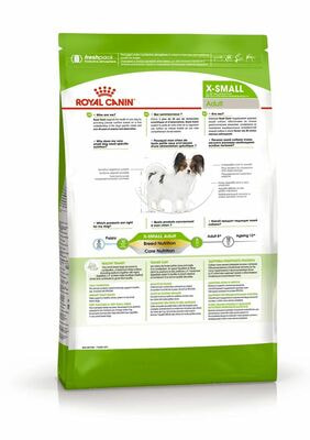 Сухие корма Royal Canin Royal Canin X-Small Adult Корм сухой для взрослых собак очень мелких размеров от 2 месяцев, 2 шт по 500 г (вид 2) Сухие корма Royal Canin Royal Canin X-Small Adult Корм сухой для взрослых собак очень мелких размеров от 2 месяцев, 2 шт по 500 г (фото, вид 2)