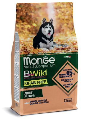   Monge   Monge Dog BWild GRAIN FREE   , ,   2,5  (,  7)