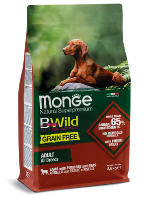   Monge   Monge Dog BWild GRAIN FREE  , ,      2,5  (,  9)