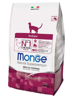 Повседневные корма Monge Сухой корм Monge Cat Daily Line Indoor для домашних кошек, из курицы 400 г (вид 10) Повседневные корма Monge Сухой корм Monge Cat Daily Line Indoor для домашних кошек, из курицы 400 г (фото, вид 10)