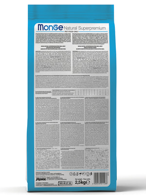 Повседневные корма Monge Cухой корм Monge Dog Speciality Line Light корм для взрослых собак всех пород, низкокалорийный, лосось с рисом 2,5 кг (вид 3) Повседневные корма Monge Cухой корм Monge Dog Speciality Line Light корм для взрослых собак всех пород, низкокалорийный, лосось с рисом 2,5 кг (фото, вид 3)