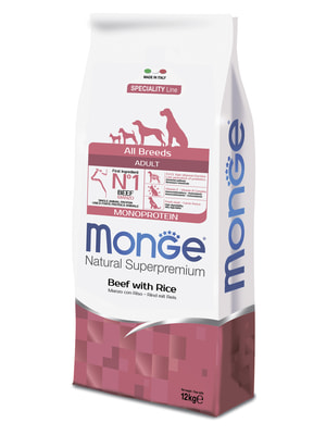 Повседневные корма Monge Сухой корм Monge Dog Speciality Line Monoprotein All Breeds Beef and Rice для взрослых собак всех пород, из говядины с рисом 12 кг (вид 9) Повседневные корма Monge Сухой корм Monge Dog Speciality Line Monoprotein All Breeds Beef and Rice для взрослых собак всех пород, из говядины с рисом 12 кг (фото, вид 9)