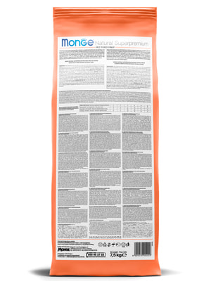 Повседневные корма Monge Сухой корм Monge Dog Speciality Line Monoprotein Mini для взрослых собак мелких пород, из лосося с рисом 7,5 кг (вид 9) Повседневные корма Monge Сухой корм Monge Dog Speciality Line Monoprotein Mini для взрослых собак мелких пород, из лосося с рисом 7,5 кг (фото, вид 9)