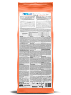Повседневные корма Monge Сухой корм Monge Dog Speciality Line Monoprotein для взрослых собак всех пород, из лосося с рисом 12 кг (вид 9) Повседневные корма Monge Сухой корм Monge Dog Speciality Line Monoprotein для взрослых собак всех пород, из лосося с рисом 12 кг (фото, вид 9)