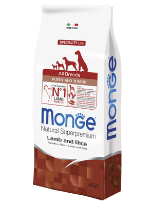 Повседневные корма Monge Сухой корм Monge Dog Speciality Line Puppy&Junior корм для щенков всех пород, из ягненка с рисом 12 кг (вид 9) Повседневные корма Monge Сухой корм Monge Dog Speciality Line Puppy&Junior корм для щенков всех пород, из ягненка с рисом 12 кг (фото, вид 9)