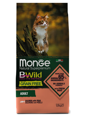   Monge   Monge Cat BWild GRAIN FREE  ,  , , 1,5  ()