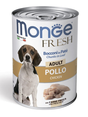   Monge   Monge Dog Fresh Chunks in Loaf   ,    ,  400  ()