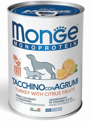   Monge   Monge Dog Natural Monoprotein Fruits  ,       ,  400  ()
