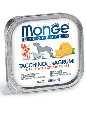   Monge   Monge Dog Natural Monoprotein Fruits  ,     ,  150  ()