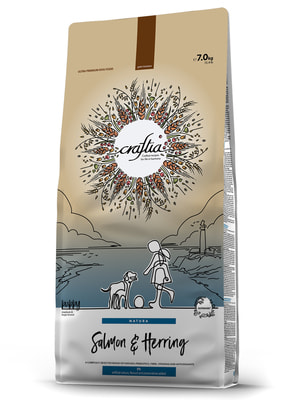 Повседневные корма Craftia Сухой корм CRAFTIA NATURA для щенков средних и крупных пород из лосося и сельди 7 кг Повседневные корма Craftia Сухой корм CRAFTIA NATURA для щенков средних и крупных пород из лосося и сельди 7 кг (фото)