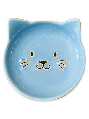 Миски, поилки, хранение корма Mr.Kranch Блюдце Mr.Kranch керамическое Мордочка кошки 80 мл голубое Миски, поилки, хранение корма Mr.Kranch Блюдце Mr.Kranch керамическое Мордочка кошки 80 мл голубое (фото)