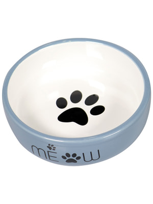 Миски, поилки, хранение корма Mr.Kranch Миска Mr.Kranch керамическая для кошек MEOW 380 мл, синяя Миски, поилки, хранение корма Mr.Kranch Миска Mr.Kranch керамическая для кошек MEOW 380 мл, синяя