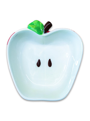 Миски, поилки, хранение корма Mr.Kranch Миска Mr.Kranch керамическая Яблочко 250 мл Миски, поилки, хранение корма Mr.Kranch Миска Mr.Kranch керамическая Яблочко 250 мл (фото)