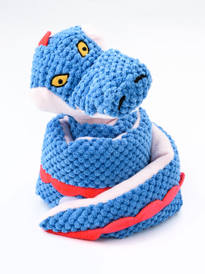 Для совместной игры Mr.Kranch Игрушка Mr.Kranch для собак "Змейка" с карманами под лакомство 96 см синяя Для совместной игры Mr.Kranch Игрушка Mr.Kranch для собак "Змейка" с карманами под лакомство 96 см синяя (фото)