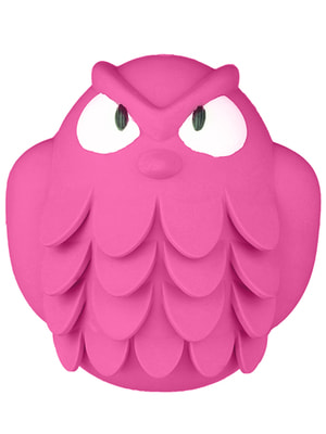Для лакомств Mr.Kranch Игрушка Mr.Kranch для собак Сова 13 см розовая с ароматом бекона Для лакомств Mr.Kranch Игрушка Mr.Kranch для собак Сова 13 см розовая с ароматом бекона (фото)