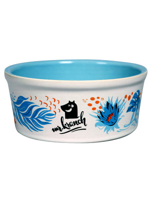 Миски, поилки, хранение корма Mr.Kranch Миска Mr.Kranch для собак и кошек из фарфора "Тропики", 350мл, голубая Миски, поилки, хранение корма Mr.Kranch Миска Mr.Kranch для собак и кошек из фарфора "Тропики", 350мл, голубая