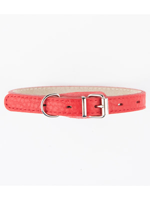 Ошейники, шлейки, намордники Mr.Kranch Ошейник Mr.Kranch для собак из натуральной кожи прямой, 24-30см, красный Ошейники, шлейки, намордники Mr.Kranch Ошейник Mr.Kranch для собак из натуральной кожи прямой, 24-30см, красный (фото)