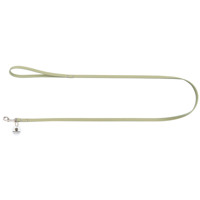 Рулетки, поводки, ринговые ленты Mr.Kranch Поводок Mr.Kranch для собак из натуральной кожи с QR-адресником, 130см, 10мм, нежно-зеленый Рулетки, поводки, ринговые ленты Mr.Kranch Поводок Mr.Kranch для собак из натуральной кожи с QR-адресником, 130см, 10мм, нежно-зеленый