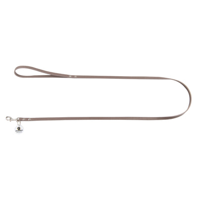 Рулетки, поводки, ринговые ленты Mr.Kranch Поводок Mr.Kranch для собак из натуральной кожи с QR-адресником, 130см, 12мм, бежевый Рулетки, поводки, ринговые ленты Mr.Kranch Поводок Mr.Kranch для собак из натуральной кожи с QR-адресником, 130см, 12мм, бежевый