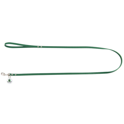 Рулетки, поводки, ринговые ленты Mr.Kranch Поводок Mr.Kranch для собак из натуральной кожи с QR-адресником, 130см, 12мм, зеленый Рулетки, поводки, ринговые ленты Mr.Kranch Поводок Mr.Kranch для собак из натуральной кожи с QR-адресником, 130см, 12мм, зеленый