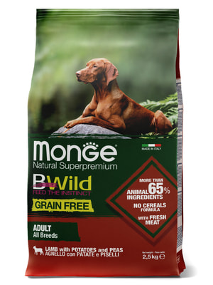   Monge   Monge Dog BWild GRAIN FREE  , ,      2,5  ()