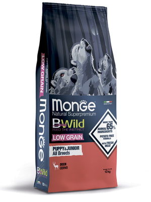   Monge   Monge Dog BWild LOW GRAIN Puppy & junior  , ,    12  ()