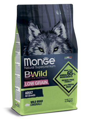  Monge   Monge Dog BWild LOW GRAIN   , ,     2,5  ()
