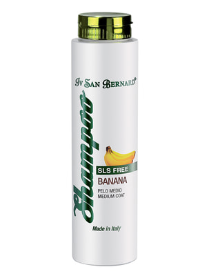 Косметика и средства по уходу Iv San Bernard ISB Traditional Line PLUS Banana Шампунь для шерсти средней длины без лаурилсульфата натрия 300 мл Косметика и средства по уходу Iv San Bernard ISB Traditional Line PLUS Banana Шампунь для шерсти средней длины без лаурилсульфата натрия 300 мл