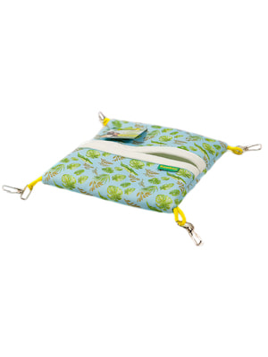 Лежанки, коврики, домики Bambini Pets Гамак подвесной из фетра Bambini Pets "Квадратный спальный мешок" для грызунов и хорьков 25*25 см Лежанки, коврики, домики Bambini Pets Гамак подвесной из фетра Bambini Pets "Квадратный спальный мешок" для грызунов и хорьков 25*25 см (фото)