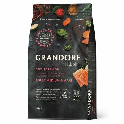      GRANDORF Fresh Adult MEDIUM &amp; MAXI      ,    10  ()