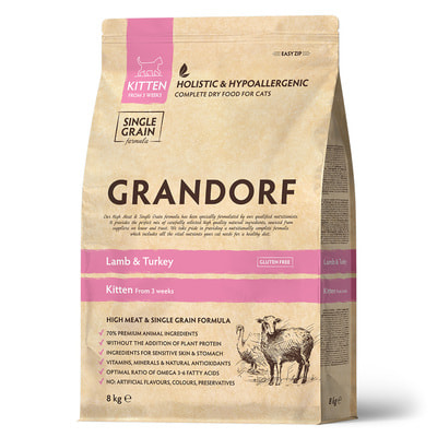     GRANDORF CAT Lamb&amp;Turkey KITTEN  ,    8  ()
