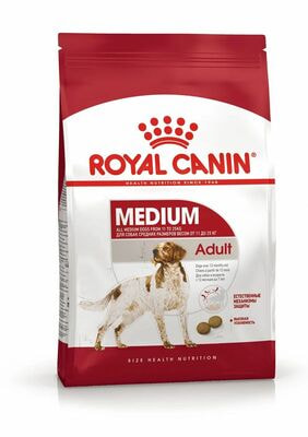 Сухие корма Royal Canin Royal Canin Medium Adult Корм сухой для взрослых собак средних размеров от 12 месяцев до 7 лет, 15 кг Сухие корма Royal Canin Royal Canin Medium Adult Корм сухой для взрослых собак средних размеров от 12 месяцев до 7 лет, 15 кг (фото)