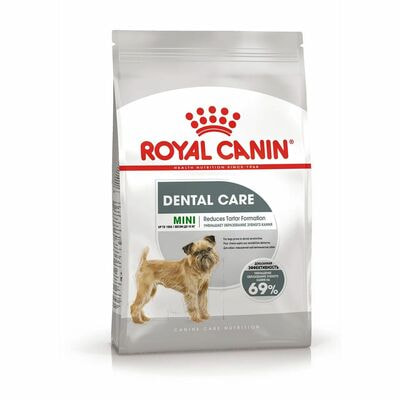 Сухие корма Royal Canin Корм для собак мелких размеров, предрасположенных к образованию зубного камня, Royal Canin Mini Dental Care сухой, 1 кг Сухие корма Royal Canin Корм для собак мелких размеров, предрасположенных к образованию зубного камня, Royal Canin Mini Dental Care сухой, 1 кг (фото)