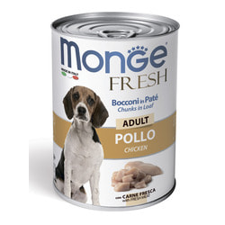   Monge   Monge Dog Fresh Chunks in Loaf   ,    ,  400 