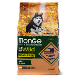   Monge   Monge Dog BWild GRAIN FREE   , ,   2,5 