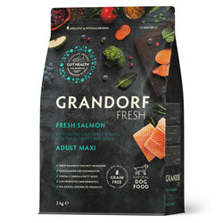     GRANDORF Fresh Dog Adult MAXI Salmon&amp;Sweet Potato    ,     3 