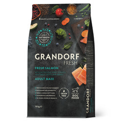     GRANDORF Fresh Dog Adult MAXI Salmon&amp;Sweet Potato    ,     10 