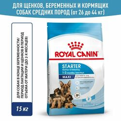   Royal Canin          2 ,     Royal Canin Maxi Starter, 15 